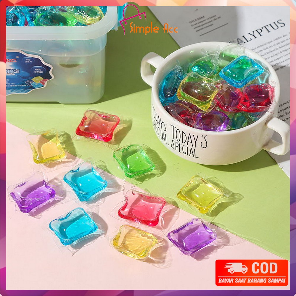 DO-C494 Sabun Cuci Baju Cair Detergen Laundry Ball ISI 100PCS / Sabun Liquid Laundry Gel Soap / Sabu