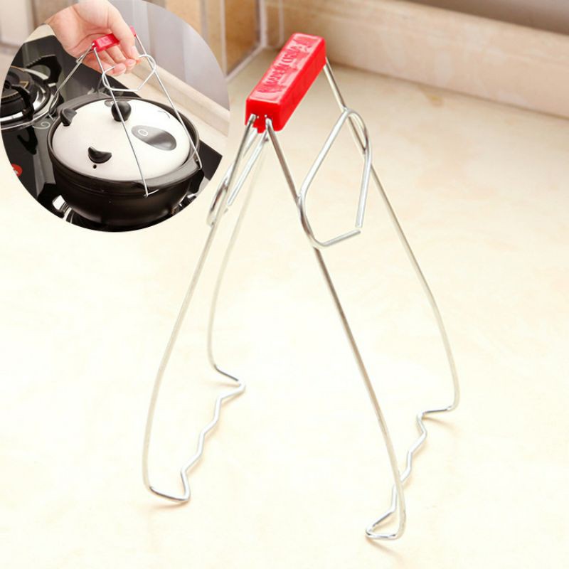 jepitan mangkok anti panas penjepit mangkok tahan panas jepit stainless angkat mangkok piring panas