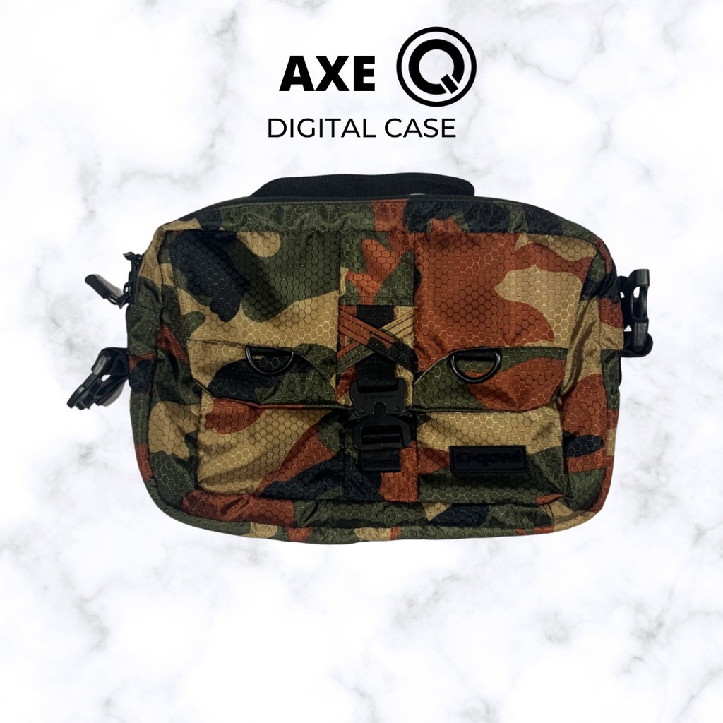 TAS PRIA | TAS SELEMPANG | QOWI | Digitalcase | Axe - Army