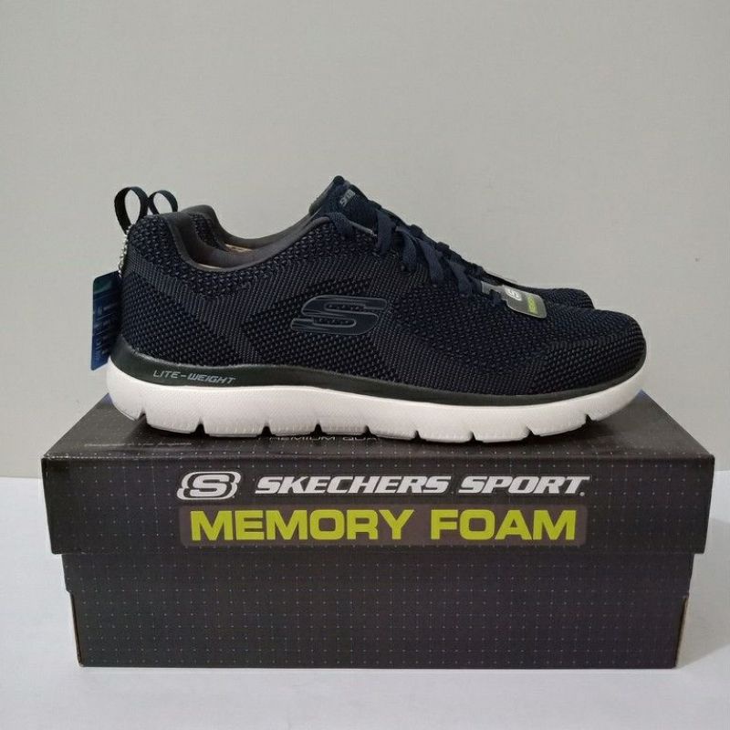 SEPATU SKECHERS AIR BRISBANE NAVY MEN