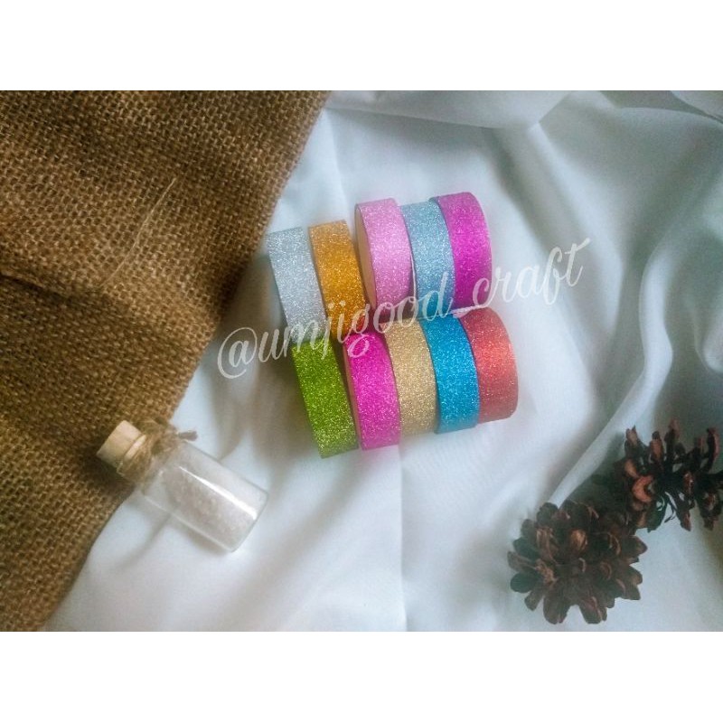 

Washi tape glitter warna warni