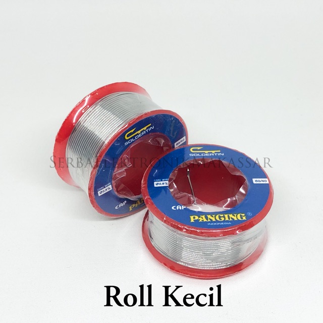 Timah Solder Cap Pancing 60/40% 0,8mm Roll Kecil Berkualitas