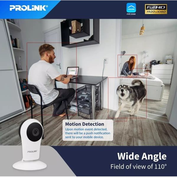 CCTV Home Pintar PROLiNK PIC3005WN Full HD 1080P Smart Wi-Fi IP Camera