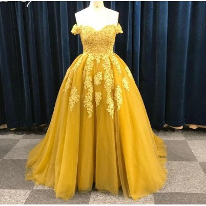 Luxury Off Shoulder Lace Evening Dresses Ball Gown Evening Gown Evening Party Dress 2021