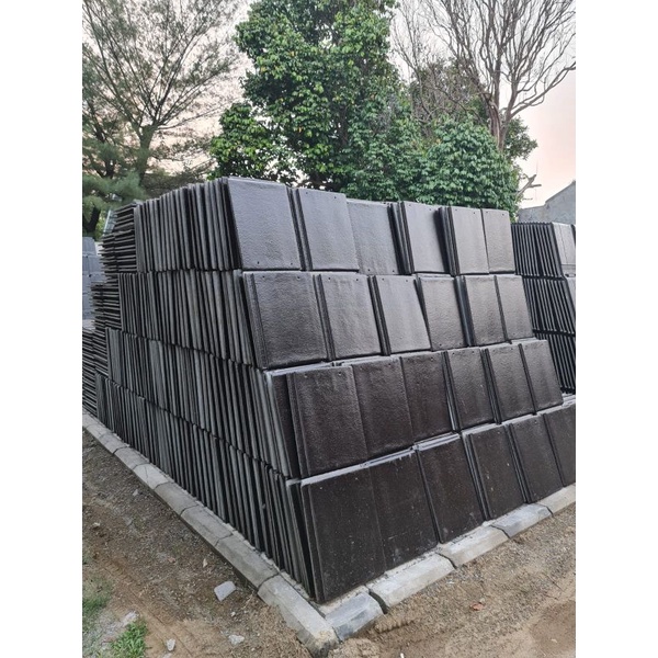 Genteng Beton Monier Exel Plano Hitam