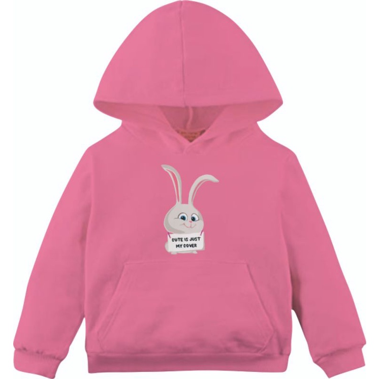 HOODIE ANAK RABBIT QUOTE//HOODIE ANAK UNISEX TEBAL KEKINIAN TERBARU&quot;