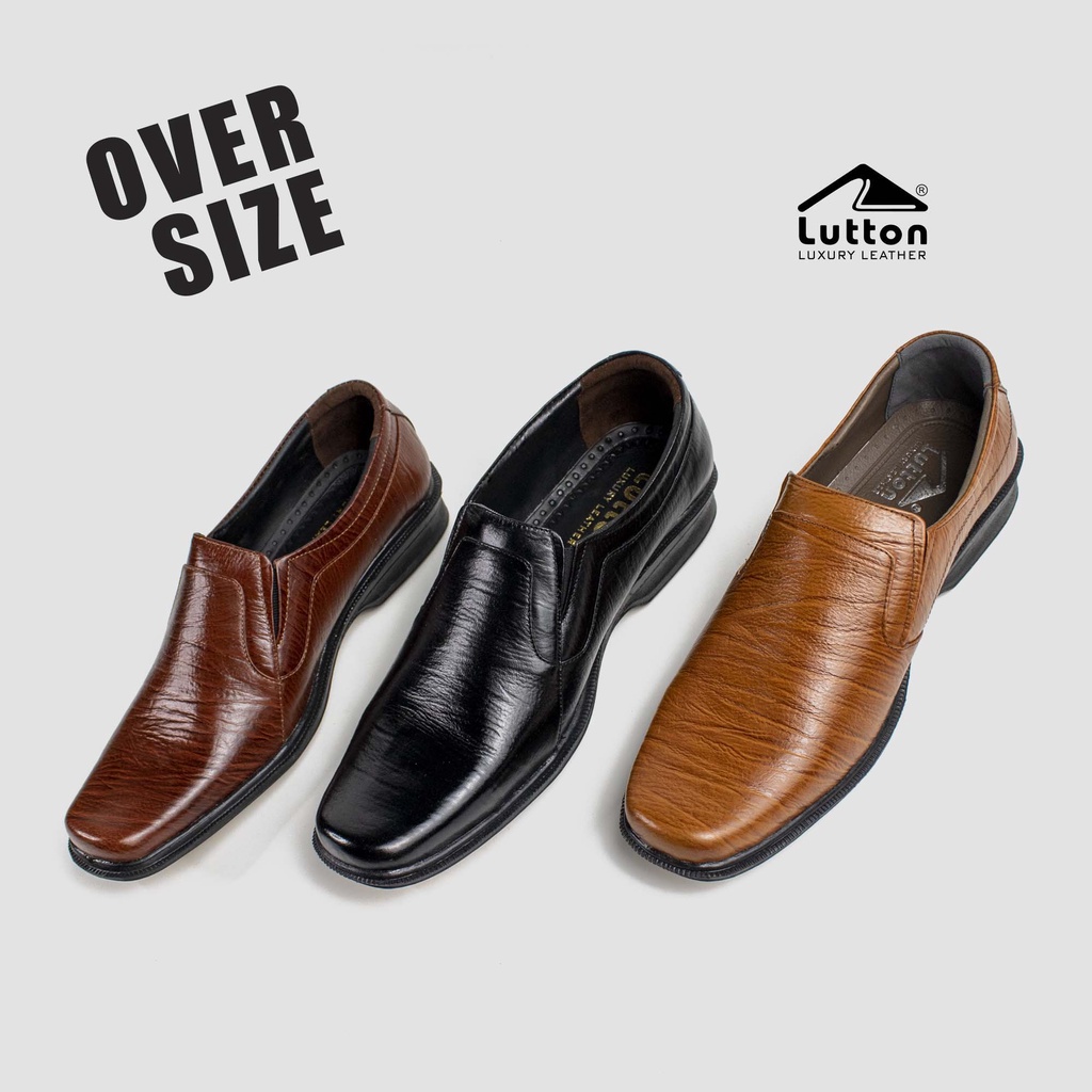 LUTTON - SEPATU PANTOFEL PRIA BAHAN KULIT SAPI ASLI - SEPATU KANTOR PRIA BAHAN KULIT SAPI ASLI - SEPATU PEGAWAI BAHAN KULIT SAPI ASLI - PANTOFEL 2018