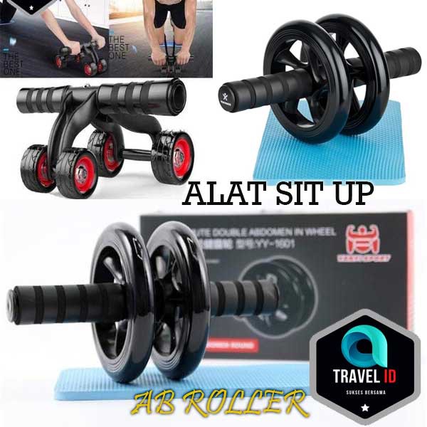 ALAT SIT UP AB ROLLER / ALAT FITNESS PRAKTIS / ALAT OLAHRAGA DIRUMAH / ALAT PENGECIL PERUT / ALAT PELANGSING / ALAT FITNESS / ALAT GYM