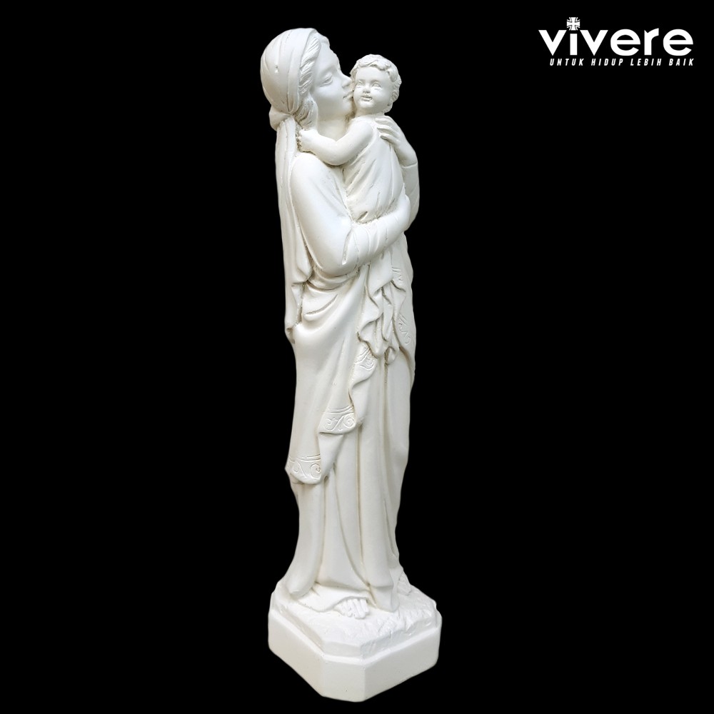 Patung Bunda Maria 26 cm Putih