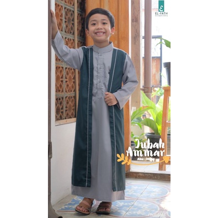 Jubah Anak Laki-Laki|| Jubah Ammar| Usia 2-12 Tahun|| New Product!! Original by El-Fath