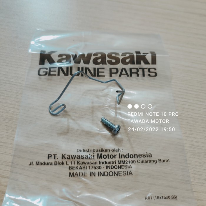 KAWAT KLIP PENAHAN PLUS BAUD LAMPU DEPAN KAWASAKI NINJA R NINJA RR