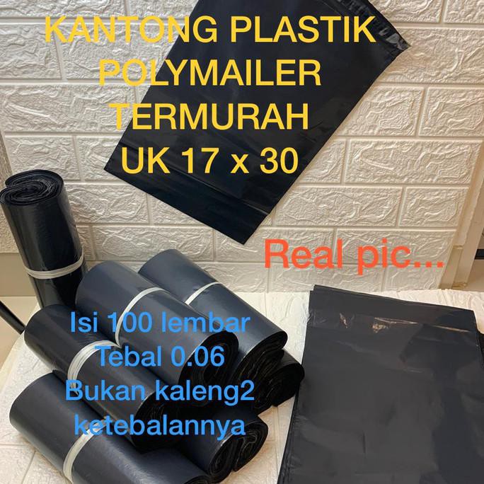 

BARU PLASTIK PACKING ONLINE SHOP+lem POLYMAILER TEBALPREMIUM TERMURAH 17x30