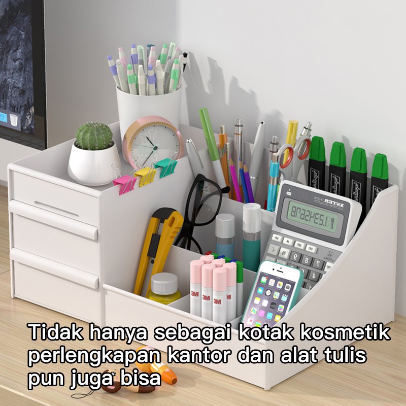 Make Up Storage Organizer Box Skincare Kotak Penyimpanan Rak Kosmetik/ Produk Perawatan Kulit Meja Rias Tempat Lipstik