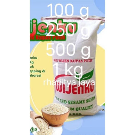 

wijenku wijen putih [ repack 100 g ]