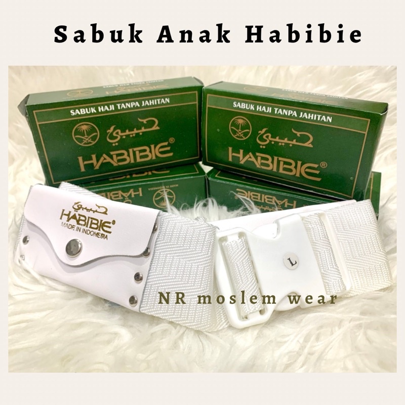 SABUK HABIBIE ANAK , SABUK IHROM ANAK ,SABUK PERLENGKAPAN HAJI DAN UMROH ANAK