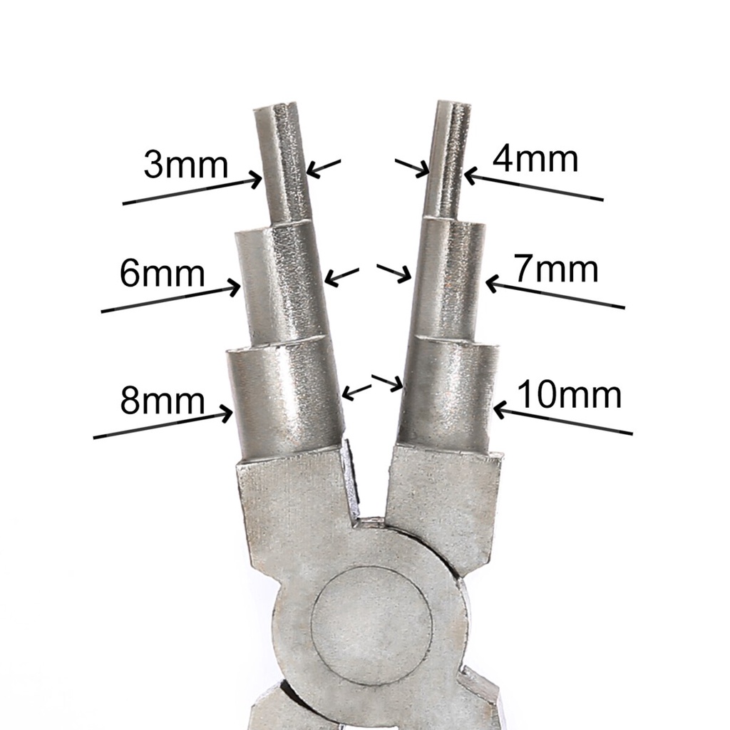 6 In 1 Tang Bulat Multi Ukuran Untuk Membuat Perhiasan