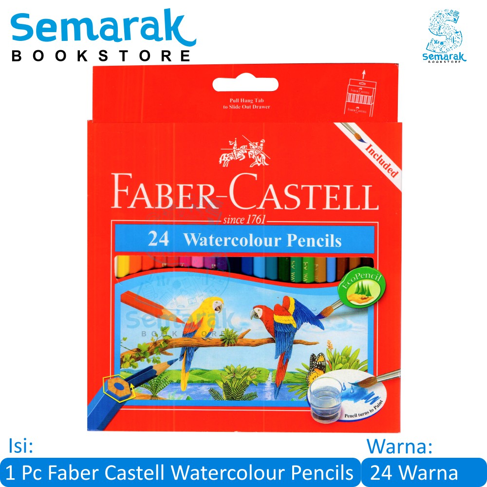 

Faber Castell Watercolour Pencils [24 Warna]