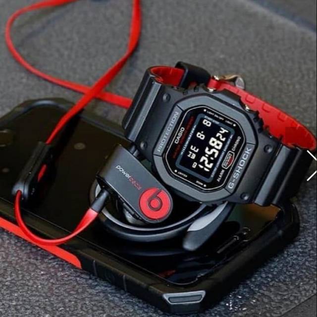 Jam Tangan Casio G Shock DW 5600 Original Bm Vampir