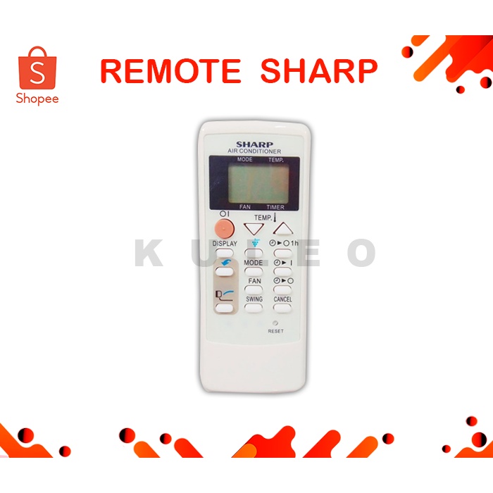Remot AC Sharp - REMOTE AC SHARP PLASMA CLUSTER - remote sharp plasma