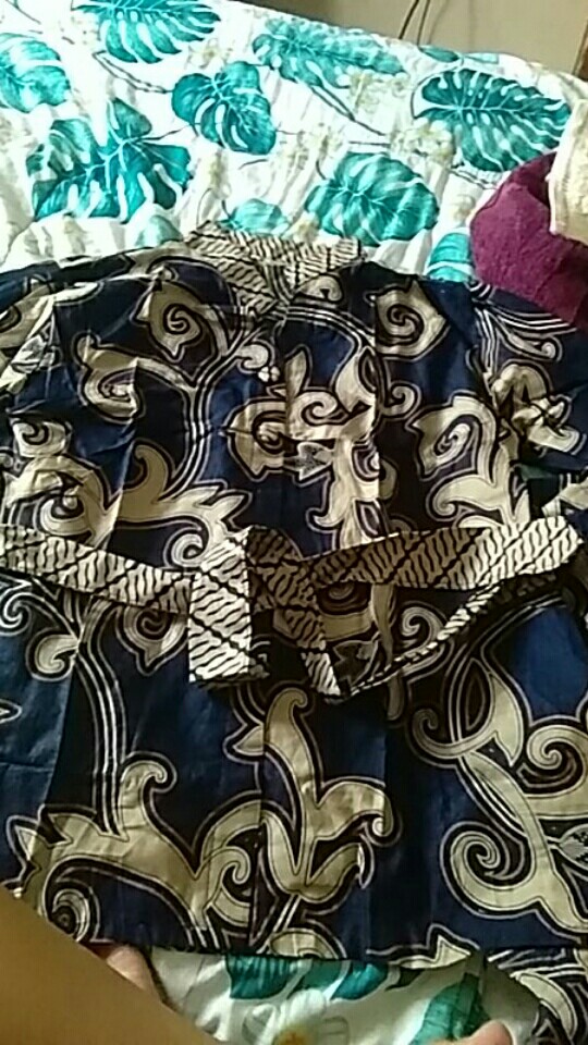 Maura Couple - Sania Ruffle Batik Couple Ori Ndoro Jowi Dnt Garansi Termurah