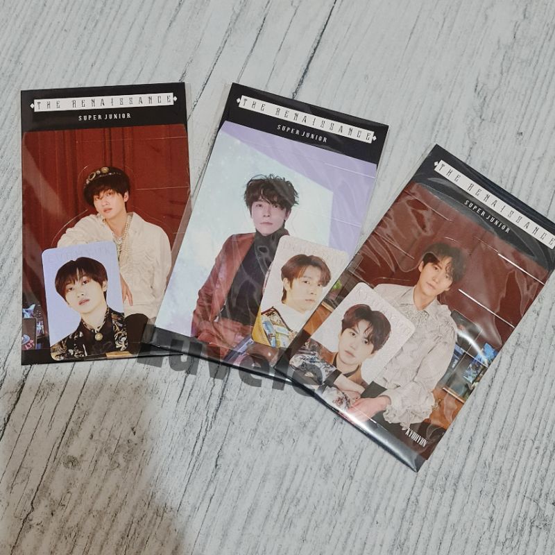 (READY INDO) Pc Hologram Standee The Renaissance Super Junior Eunhyuk Kyuhyun Donghae