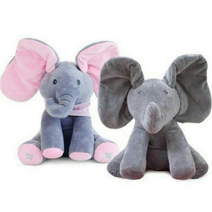 toys  Elephant Gajah Gerak Telinga Boneka Gajah mainan anak bisa nyayi