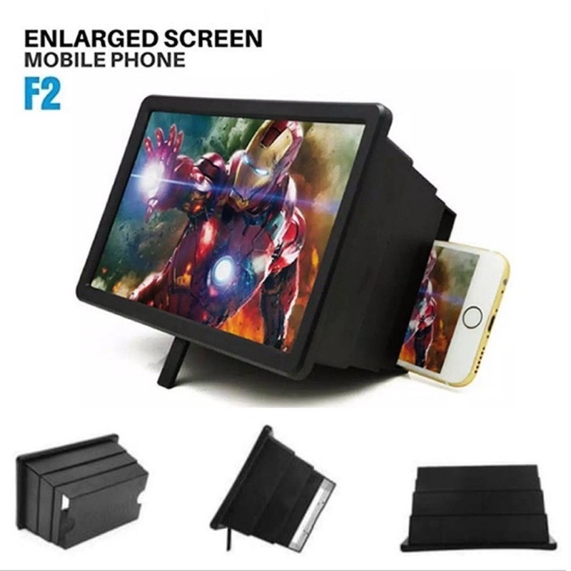 Layar Pembesar HP F2 3D  - Enlarged Screen F2 3D - Kaca Pembesar Layar HP - Kaca HP - Layar Pembesar