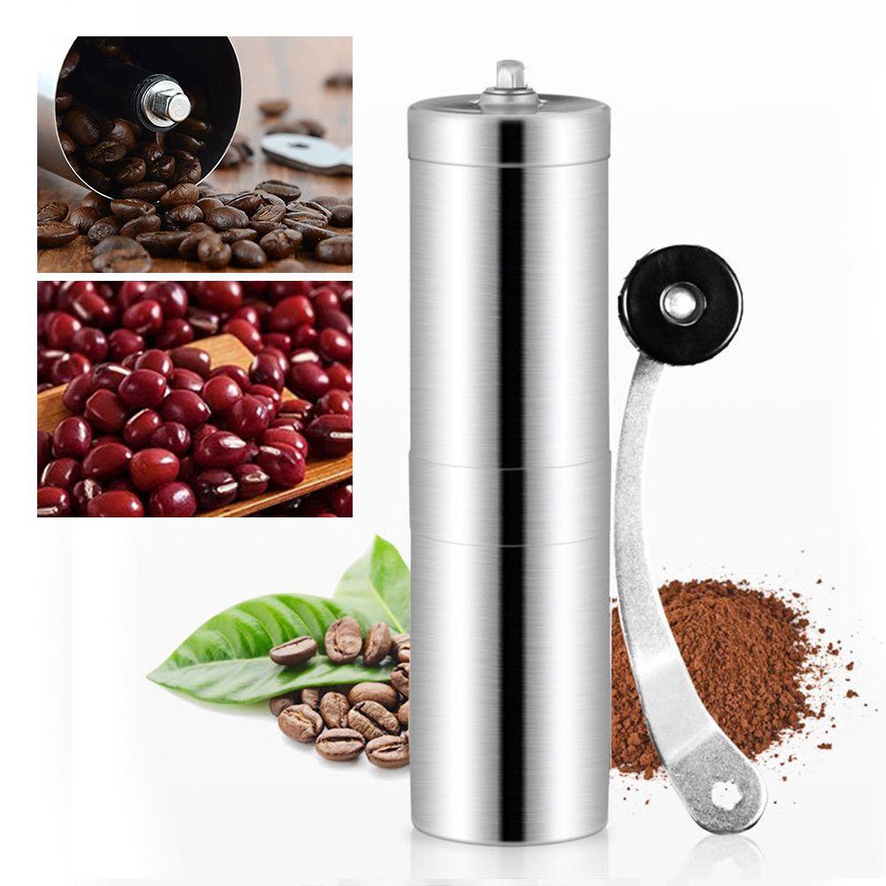 Solighter Penggiling Kopi Manual Handmade Alat Dapur Mini Burr Grinders Stainless Steel