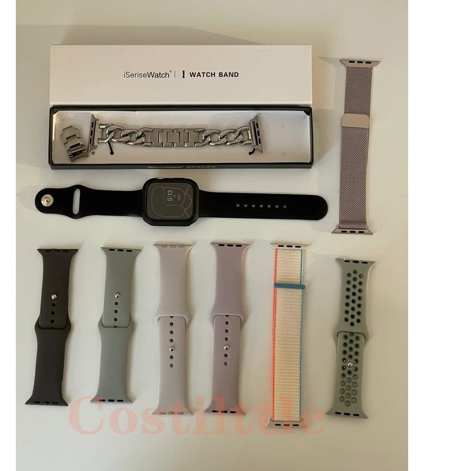 Modern.. Soft Strap Smartwatch for iWatch Series 7 6 SE 5 4 3 2 44 mm 40mm 42mm 38mm Watchband Sport