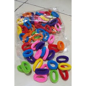 Ikat Rambut Headband Karet Polos Warna Warni Headband Ikat Rambut Headband Karet Polos Warna Warni Headband