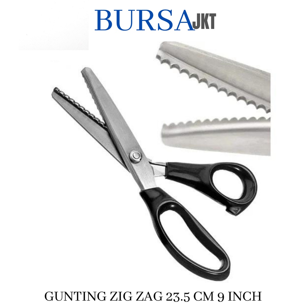 GUNTING ZIGZAG GERIGI GELOMBANG STAINLESS STEEL