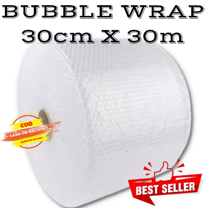 

Bubble Wrap Bening 30cm X 30m Tebal Premium Kirim Kilat Surabaya Termurah