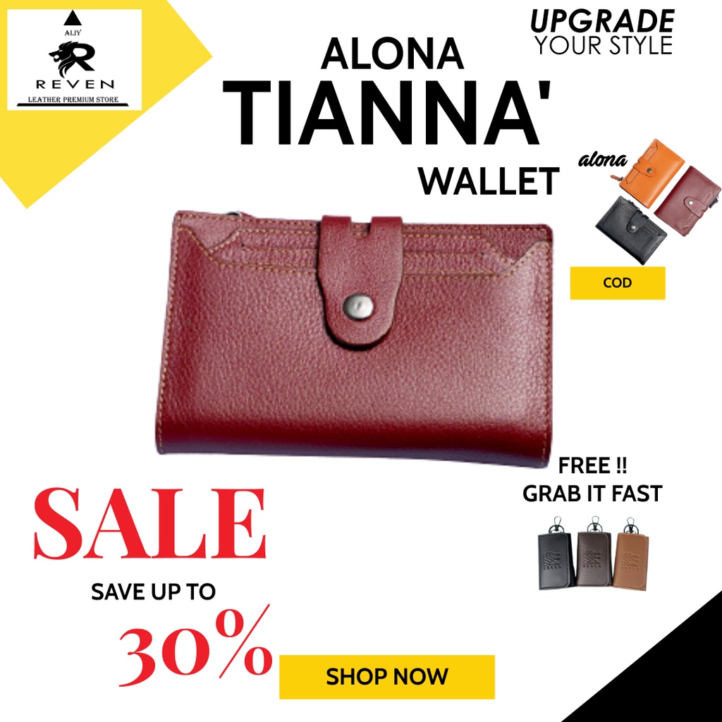 Dompet Wanita Kulit Asli wallet card holder  pouch mini serut dompet wanita multifungsi terbaik