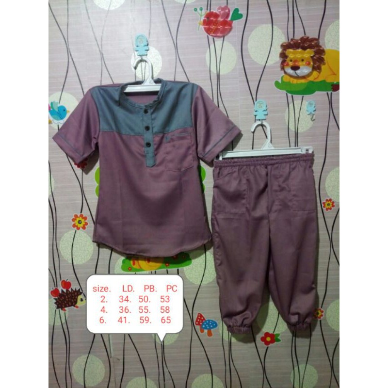 set kurta anak