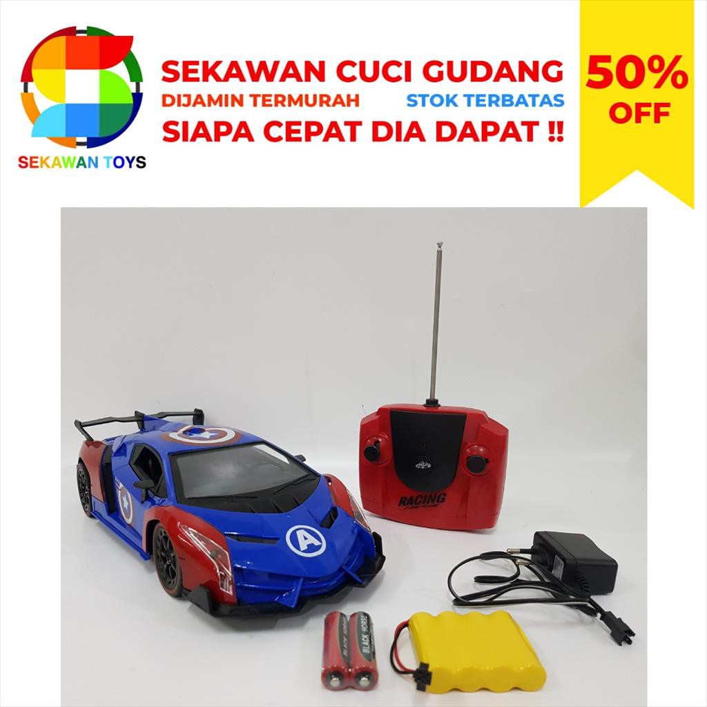 Mainan Mobil Remote Control/  Mobil  Karakter Hero SEKAWAN SALE!!!