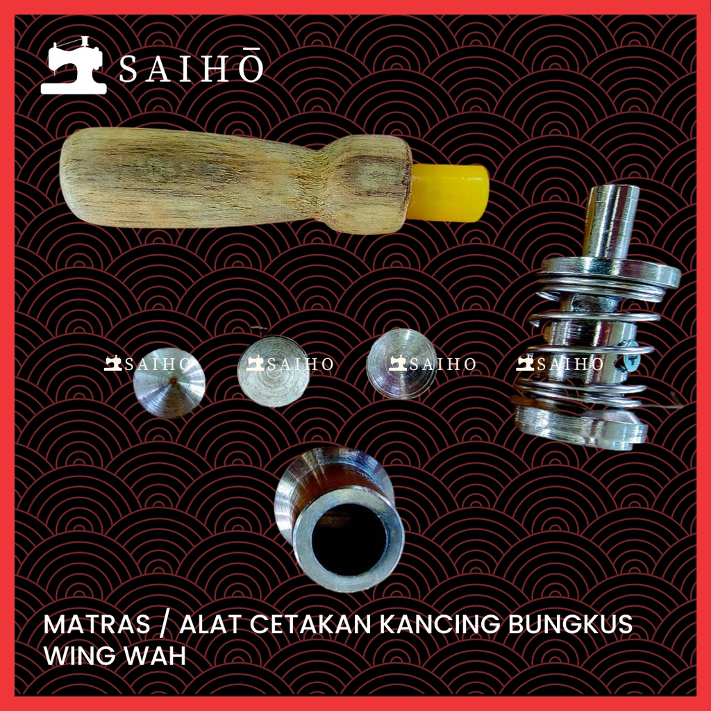 [WING WAH] Alat Pencetak Kancing / Alat Press Kancing Wing Wah