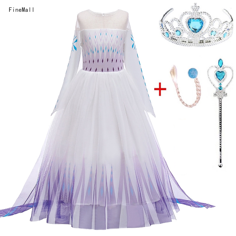 Dress Anak  Perempuan  2 12 Tahun Model  Princess Elsa Anna 