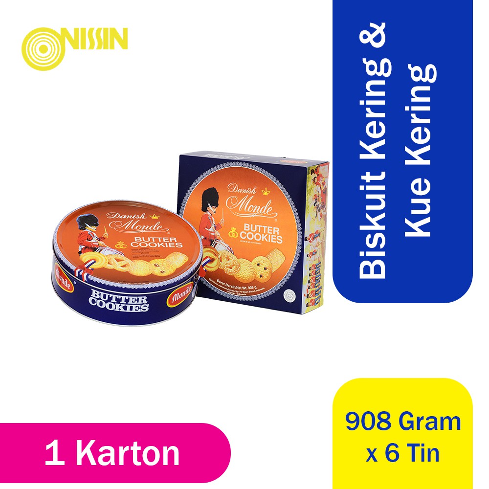 

Monde Butter Cookies 908 gr 1 Karton