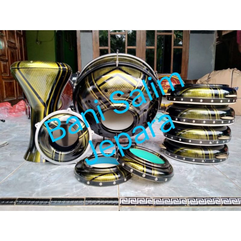 Rebana Hadroh 1 Set Asli Jepara Bergaransi