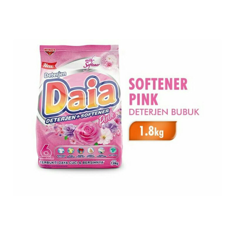 Daia Detergent Bubuk Romantic Pink1.7Kg