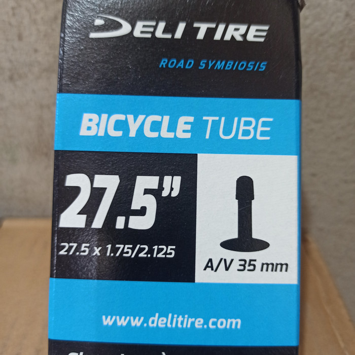 Ban dalam sepeda 27.5 swallow Deli tire BUTYL - PENTIL AV MOTOR