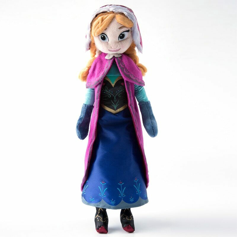 Boneka Frozen Princess Anna &amp; Elsa Lucu Bahan Plush untuk Hadiah