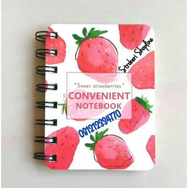 

Notes Strawberry Uk. 10x8cm