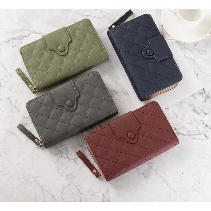 Dompet Lipat Wanita Dompet Kulit Pendek Cewek 2 Fold Wallet LN C228