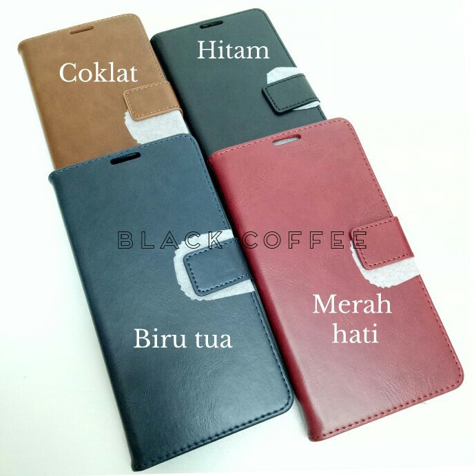 sarung buku kulit xiaomi redmi note 8 pro LEATHER CASE FASHION xiaomi