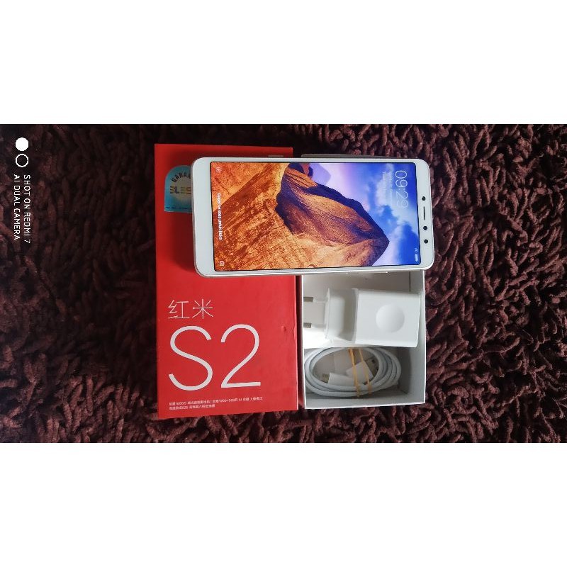jual HP Handphone Bekas Redmi S2 Ram 3/32GB seken second berkualitas