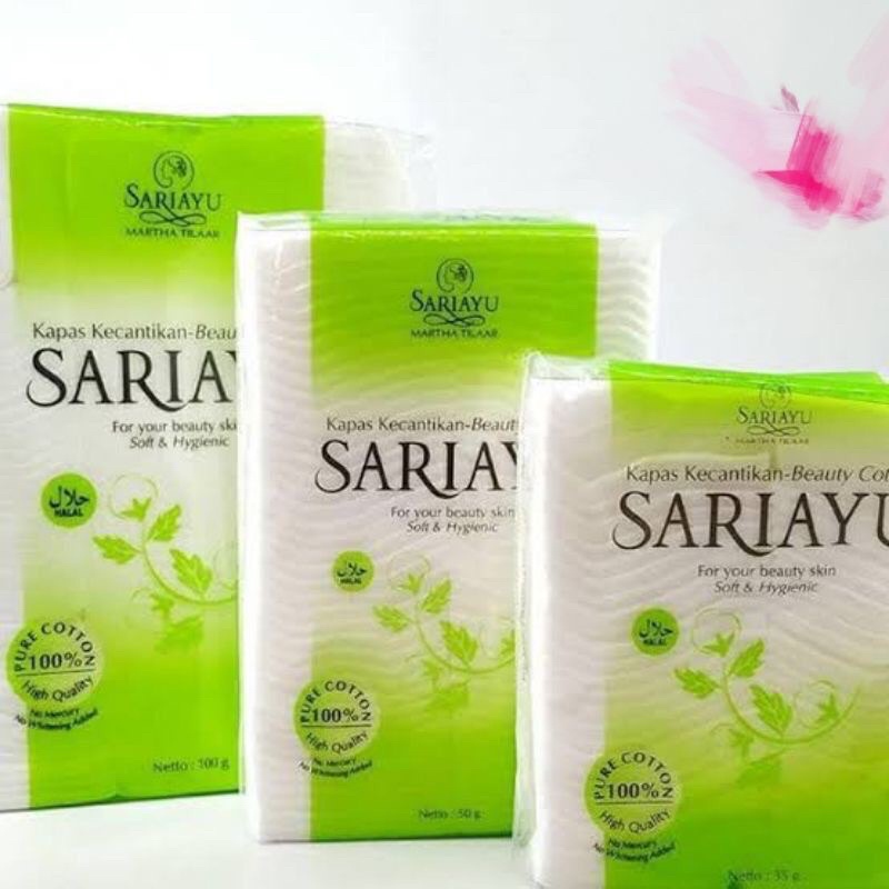 Sariayu kapas kecantikan 35/50/100 gr