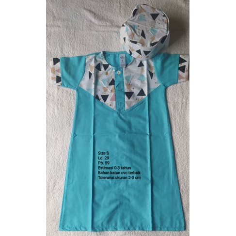 gamis gibran free peci s biru