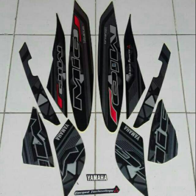 Stiker Mio J 2014 hitam