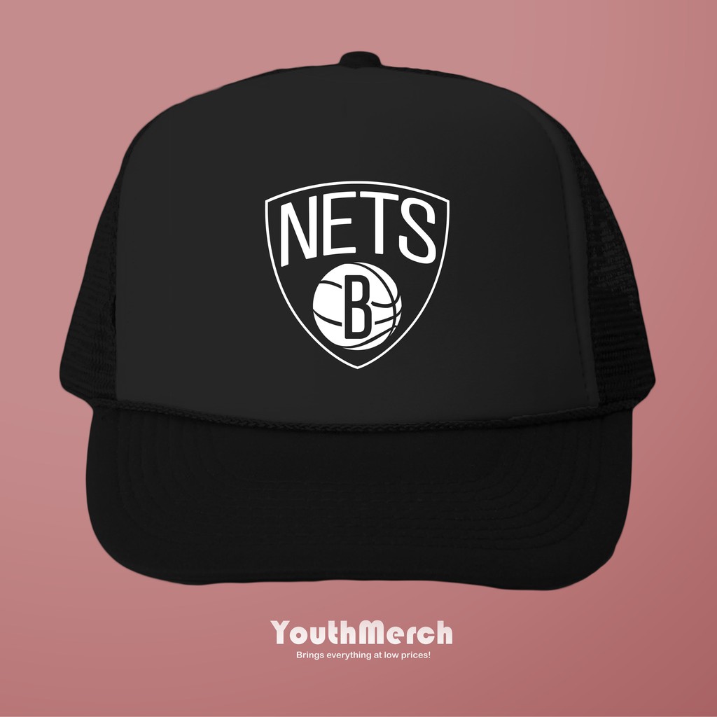 Topi Trucker Nets Brooklyn - Basketball Merch | Unisex | Trucker Nets Brooklyn | Nets Brooklyn Hat